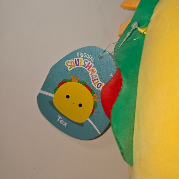 Squishmallows Original 10-Inch Tex Taco -Jazwares Plush NWT - Picture 3 of 4